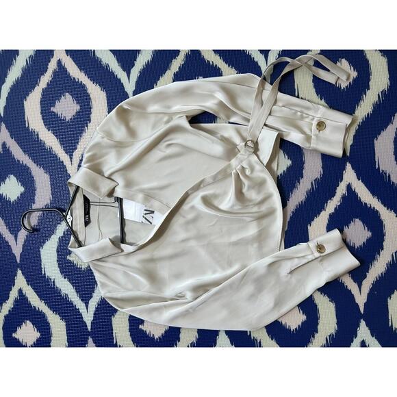 New! Zara |  Wrap Blouse | NEW! - Picture 2 of 11